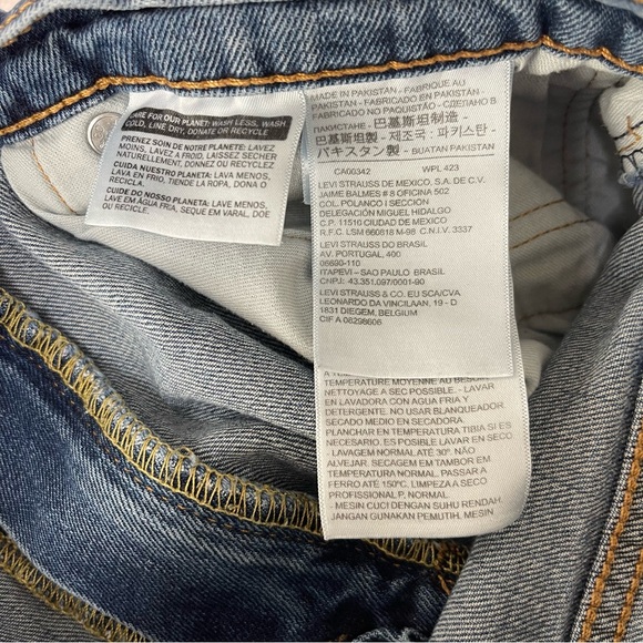 Levis 505 Regular Fit Men’s Jeans 34 x 30 - Picture 2 of 5